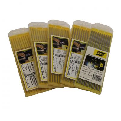 ELECTRODO ESAB DE TUGSTENO ORO DE 2.4 MMX175