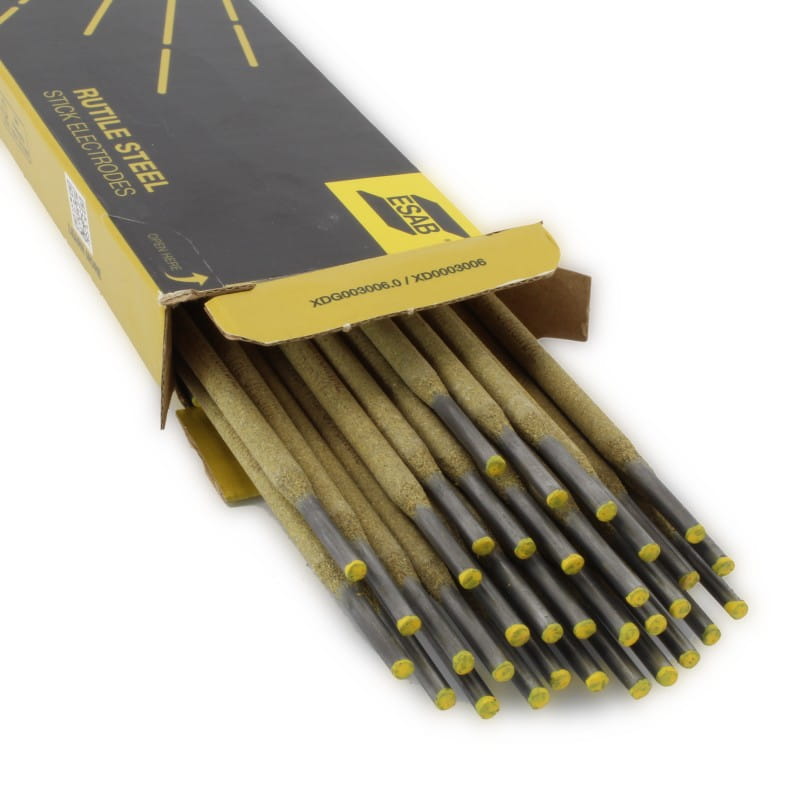 ELECTRODO ESAB 6013 GOLD ORO 3.25X3.50 (79UN.) (6 PAQ. POR CAJA) (2.3KG.) (PRECIO PAQUETE) REF.4659323510