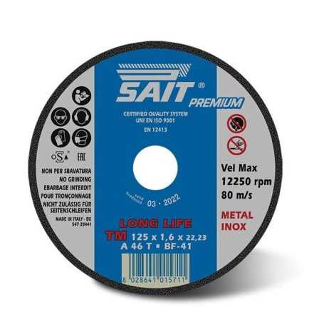 [115X1.6 A46T] DISCO SAIT 115X1,6X22.2 A46T(CAJA 20 UN.)