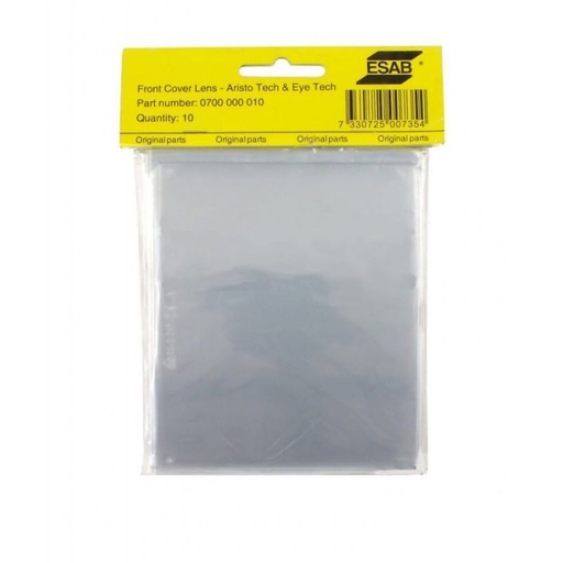 [0700000010] CRISTAL EXTERIOR PANTALLA ESAB SAVAGE A40 (PAQUETE 10UN.)  REF 0700000010